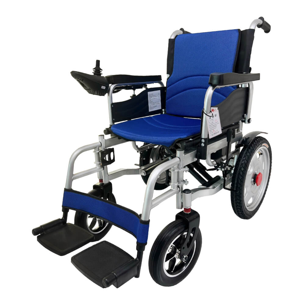 รถเข็นวีลแชร์ไฟฟ้า MIKI THAILAND JD-L07 สีน้ำเงิน